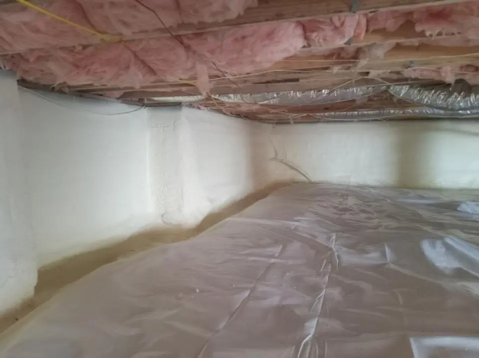 Crawl space encapsulation with closed-cell spray foam for Spray Foam Roofing Repair in Sun Valley